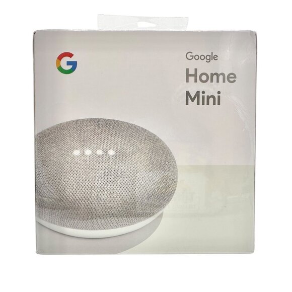 Google Home Mini Smart Speaker With Google Assistant Built-In - Chalk NIB Sealed - Picture 1 of 5